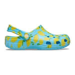 NWT Crocs Unisex-Adult Classic Graphic Clogs, Tinted Glass, 7 Women/5 Men